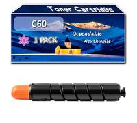 Compatible for Canon C60 Toner Cartridge, Work for Canon imagePRESS C60 C600 C600i C65 C700 C750 C800 C850 Printers, Toner Cartridge 8066B001 8067B001 8068B001 8069B001 (1 Pack Magenta)