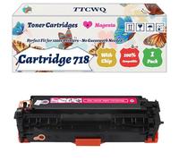 Compatible for Canon Cartridge 718 Toner Cartridges Work for Canon i-SENSYS LBP-7200 LBP-7200cdn LBP-7210Cdn LBP-7600 Printers (1 Pack Magenta)
