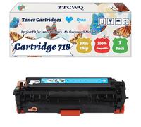 Compatible for Canon Cartridge 718 Toner Cartridges Work for Canon i-SENSYS LBP-7680Cx LBP-7860Cx MF700 MF720 MF724 Printers (1 Pack Cyan)