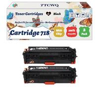 Compatible for Canon Cartridge 718 Toner Cartridges Work for Canon i-SENSYS MF728 MF728cdw MF729 MF729cx MF8330 MF8330Cdn Printers (2 Pack Black)