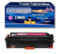 Compatible for Canon Cartridge 718 Toner Cartridges, Work for Canon i-SENSYS MF728 MF728cdw MF729 MF729cx MF8330 MF8330Cdn Printers (1 Pack Magenta)