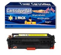 Compatible for Canon Cartridge 718 Toner Cartridges, Work for Canon i-SENSYS MF728 MF728cdw MF729 MF729cx MF8330 MF8330Cdn Printers (1 Pack Yellow)