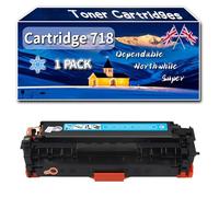 Compatible for Canon Cartridge 718 Toner Cartridges, Work for Canon i-SENSYS MF728 MF728cdw MF729 MF729cx MF8330 MF8330Cdn Printers (1 Pack Cyan)