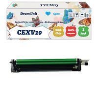 Compatible for Canon CEXV29 Drum Unit Work for Canon iR ADVANCE iRC5235i iRC5240 iRC5240i Printers, with Chip, High Yield 80000 Pages, High-Definition Printing (1 Pack Cyan)