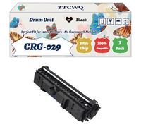 Compatible for Canon CRG-029 Drum Unit Work for Canon i-SENSYS LBP-7010C LBP-7018C Printers, with Chip, High Yield 8000 Pages, High-Definition Printing (1 Pack Black)