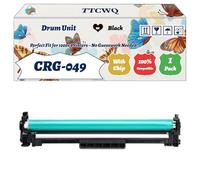 Compatible for Canon CRG-049 Drum Unit Work for Canon i-SENSYS LBP112 LBP113w MF112 MF113w Printers, with Chip, High Yield 22000 Pages, High-Definition Printing (1 Pack Black)