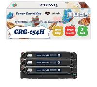 Compatible for Canon CRG-054H CRG-054H Toner Cartridge Work for Canon i-SENSYS LBP623Cdw i-SENSYS LBP621Cw i-SENSYS MF641Cw i-SENSYS MF643Cdw i-SENSYS Printers (3 Pack Black)