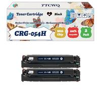 Compatible for Canon CRG-054H CRG-054H Toner Cartridge Work for Canon i-SENSYS LBP623Cdw i-SENSYS LBP621Cw i-SENSYS MF641Cw i-SENSYS MF643Cdw i-SENSYS Printers (2 Pack Black)