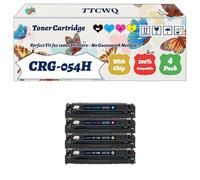 Compatible for Canon CRG-054H CRG-054H Toner Cartridge Work for Canon i-SENSYS LBP623Cdw i-SENSYS LBP621Cw i-SENSYS MF641Cw i-SENSYS MF643Cdw i-SENSYS Printers (4-Pack BK/C/M/Y)