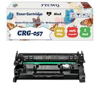 Compatible for Canon CRG-057 Toner Cartridge Work for Canon Ink Level Display i-SENSYS MF455dw MF453dw LBP236dw Printers, with Chip, High Yield 4100 Pages, High-Definition Printing (1 Pack Black)