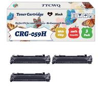 Compatible for Canon CRG-059H Toner Cartridge Work for Canon i-SENSYS LBP852Cx Printers, with Chip, High Yield 25500 Pages, High-Definition Printing (3 Pack Black)
