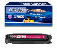 Compatible for Canon CRG-067 Toner Cartridge, Work for Canon i-SENSYS LBP631Cw LBP633Cdw MF651Cw MF655Cdw Printers, Toner Cartridge 5102C002 5101C002 5100C002 5099C002 (1 Pack Magenta)