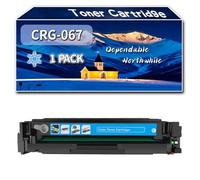 Compatible for Canon CRG-067 Toner Cartridge, Work for Canon i-SENSYS LBP631Cw LBP633Cdw MF651Cw MF655Cdw Printers, Toner Cartridge 5106C002 5105C002 5104C002 5103C002 (1 Pack Cyan)
