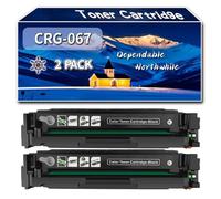 Compatible for Canon CRG-067 Toner Cartridge, Work for Canon i-SENSYS LBP631Cw LBP633Cdw MF651Cw MF655Cdw Printers, Toner Cartridge 5106C002 5105C002 5104C002 5103C002 (2 Pack Black)