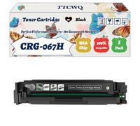 Compatible for Canon CRG-067H Toner Cartridge Work for Canon i-SENSYS LBP631Cw LBP633Cdw MF651Cw MF655Cdw MF655Cw MF657Cdw Printers (1 Pack Black)