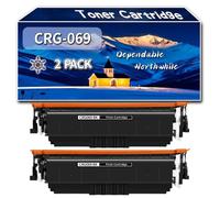 Compatible for Canon CRG-069 Toner Cartridge, Work for Canon i-SENSYS LBP673Cdw MF752Cdw MF754Cdw Printers, Toner Cartridge 5094C002 5093C002 5092C002 5091C002 (2 Pack Black)