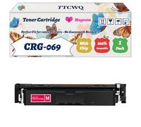 Compatible for Canon CRG-069 Toner Cartridge Work for Canon Ink Level Display i-SENSYS LBP673Cdw MF752Cdw Printers (1 Pack Magenta)