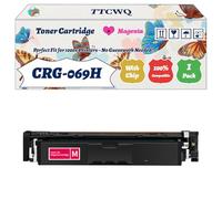 Compatible for Canon CRG-069H Toner Cartridge Work for Canon Ink Level Display i-SENSYS LBP673Cdw MF752Cdw Printers (1 Pack Magenta)