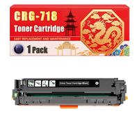 Compatible for Canon CRG-718 i-SENSYS LBP-7200CDN MF8330Cdn MF8350Cdn Toner Cartridge Printers, With Chip Large Capacity 3400 Pages (1 Pack Black)