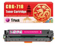 Compatible for Canon CRG-718 i-SENSYS LBP-7200CDN MF8330Cdn MF8350Cdn Toner Cartridge Printers, With Chip Large Capacity 3400 Pages (1 Pack Magenta)