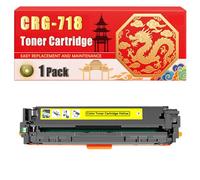 Compatible for Canon CRG-718 i-SENSYS LBP-7200CDN MF8330Cdn MF8350Cdn Toner Cartridge Printers, With Chip Large Capacity 3400 Pages (1 Pack Yellow)