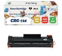 Compatible for Canon CRG-726 Toner Cartridge Work for Canon i-SENSYS LBP6200d LBP6230dw Printers, with Chip, High Yield 3100 Pages, High-Definition Printing (1 Pack Black)