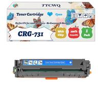Compatible for Canon CRG-731 Toner Cartridge Work for Canon i-SENSYS LBP7100 LBP7110 MF8230 MF8280 MF628 MF623 Printers, with Chip, High Yield 2400 Pages, High-Definition Printing (1 Pack Cyan)