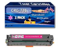 Compatible for Canon CRG-731 Toner Cartridges, Work for Canon i-SENSYS LBP-7100 LBP-7100Cn LBP-7100Cx LBP-7110Cw Printers, Toner Cartridges 731BK 731C 731M 731Y CRG731 (1 Pack Magenta)