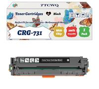 Compatible for Canon CRG-731 Toner Cartridges Work for Canon i-SENSYS LBP-7100 LBP-7100Cn LBP-7100Cx LBP-7110Cw Printers, with Chip, High Yield 2400 Pages, High-Definition Printing (1 Pack Black)