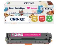 Compatible for Canon CRG-731 Toner Cartridges Work for Canon i-SENSYS MF628cw MF8200 MF8230CN MF8280CW Printers, with Chip, High Yield 2400 Pages, High-Definition Printing (1 Pack Magenta)