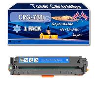 Compatible for Canon CRG-731 Toner Cartridges, Work for Canon i-SENSYS MF628cw MF8200 MF8230CN MF8280CW Printers, Toner Cartridges 731BK 731C 731M 731Y CRG731 (1 Pack Cyan)