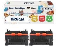 Compatible for Canon CRG039 Toner Cartridges Work for Canon LBP-351 dn LBP-351 Series LBP-351 x LBP-352 LBP-352dn LBP-352 Printers (2-Pack Black)