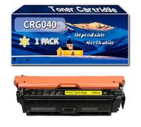 Compatible for Canon CRG040 Toner Cartridge, Work for Canon LBP710 LBP712 Printers, Toner Cartridge 0460C001AA 0458C001AA 0456C001AA 0454C001AA (1 Pack Yellow)