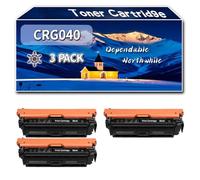 Compatible for Canon CRG040 Toner Cartridge, Work for Canon LBP710 LBP712 Printers, Toner Cartridge 0460C001AA 0458C001AA 0456C001AA 0454C001AA (3 Pack Black)