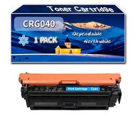 Compatible for Canon CRG040 Toner Cartridge, Work for Canon LBP710 LBP712 Printers, Toner Cartridge 0460C001AA 0458C001AA 0456C001AA 0454C001AA (1 Pack Cyan)