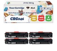 Compatible for Canon CRG046 Toner Cartridge Work for Canon i-SENSYS LBP653 LaserBase MF735 i-SENSYS LBP654 i-SENSYS MF735 MF734 Printers (4 Pack Black)