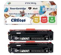 Compatible for Canon CRG046 Toner Cartridge Work for Canon i-SENSYS LBP653 LaserBase MF735 i-SENSYS LBP654 i-SENSYS MF735 MF734 Printers (2 Pack Black)