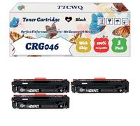 Compatible for Canon CRG046 Toner Cartridge Work for Canon i-SENSYS LBP653 LaserBase MF735 i-SENSYS LBP654 i-SENSYS MF735 MF734 Printers (3 Pack Black)