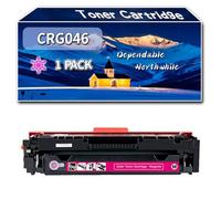 Compatible for Canon CRG046 Toner Cartridge, Work for Canon i-SENSYS LBP653 LaserBase MF735 i-SENSYS LBP654 i-SENSYS MF735 MF734 MF732 Printers, Toner Cartridge (1 Pack Magenta)