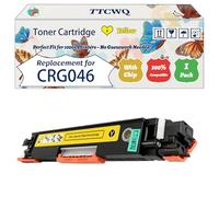 Compatible for Canon CRG046 Toner Cartridge Work for Canon ImageCLASS MF733Cdw MF731Cdw MF735Cdw LBP654Cdw Printers (1 Pack Yellow)