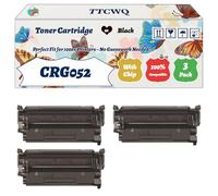 Compatible for Canon CRG052 Toner Cartridge Work for Canon i-SENSYS LBP212 LBP214 LBP215 MF421 MF426 MF428 MF429 Printers (3 Pack Black)