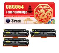 Compatible for Canon CRG054 LBP621 LBP623 MF641 MF643 MF645 Toner Cartridge Printers, With Chip Large Capacity 3200 Pages (3 Pack Black)