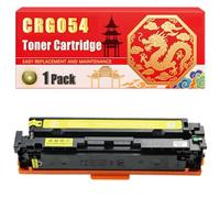 Compatible for Canon CRG054 LBP621 LBP623 MF641 MF643 MF645 Toner Cartridge Printers, With Chip Large Capacity 3200 Pages (1 Pack Yellow)
