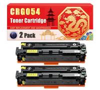 Compatible for Canon CRG054 LBP621 LBP623 MF641 MF643 MF645 Toner Cartridge Printers, With Chip Large Capacity 3200 Pages (2 Pack Black)