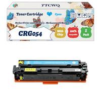Compatible for Canon CRG054 Toner Cartridge Work for Canon LBP621 LBP623 MF641 MF643 MF645 Printers, with Chip, High Yield 1500 Pages, High-Definition Printing (1 Pack Cyan)