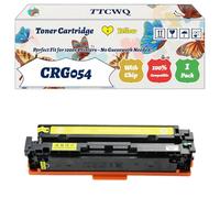 Compatible for Canon CRG054 Toner Cartridge Work for Canon LBP621 LBP623 MF641 MF643 MF645 Printers, with Chip, High Yield 1500 Pages, High-Definition Printing (1 Pack Yellow)