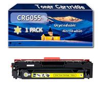 Compatible for Canon CRG055 Toner Cartridge, Work for Canon LBP663 LBP664 MF742 MF744 MF746 Printers, Toner Cartridge 3016C002 3015C002 3014C002 3013C002 (1 Pack Yellow)