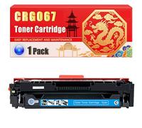 Compatible for Canon CRG067 LBP631 LBP633 MF651 MF655 MF657 Toner Cartridge Printers, With Chip Large Capacity 1350 Pages (1 Pack Cyan)