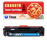 Compatible for Canon CRG067H LBP631 LBP633 MF651 MF655 MF657 Toner Cartridge Printers, With Chip Large Capacity 3130 Pages (1 Pack Cyan)