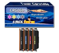 Compatible for Canon CRG069 Toner Cartridge, Work for Canon i-SENSYS MF752 MF754 LBP673 Printers, Toner Cartridge 5098C002 5097C002 5096C002 5095C002 (4-Pack BK/C/M/Y)